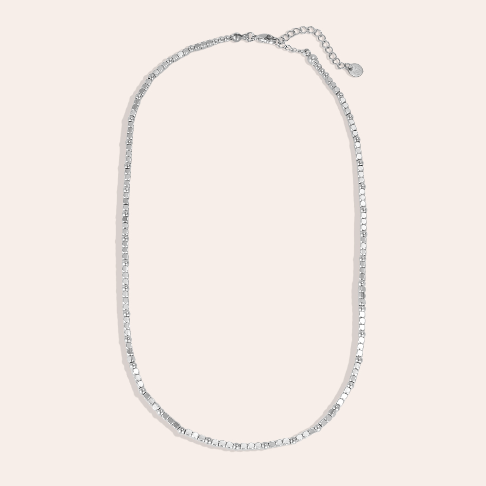 40cm plain stainless steel necklace