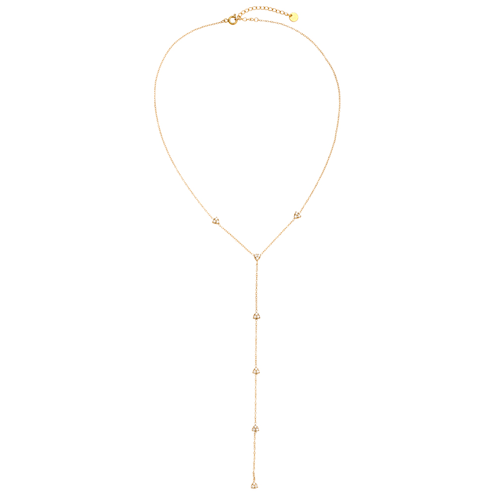 Stainless steel necklace 40cm fine heart