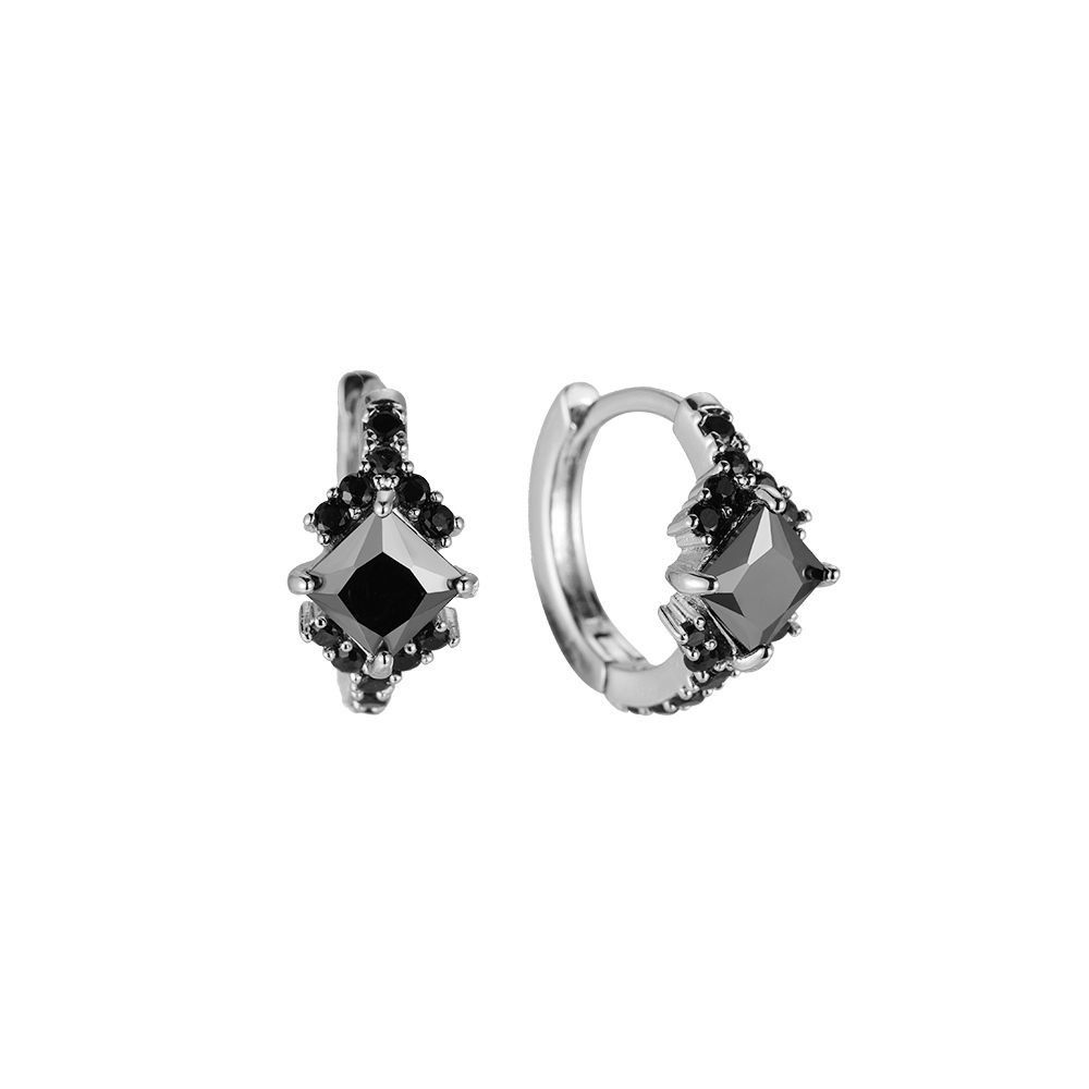 Mysterious Diamond Gold-plated Creole