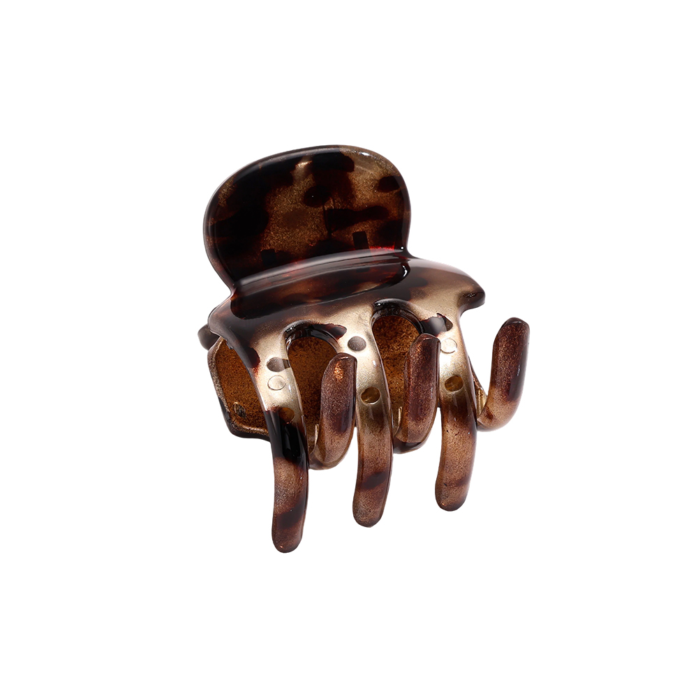 5cm leopard-print hair clip  