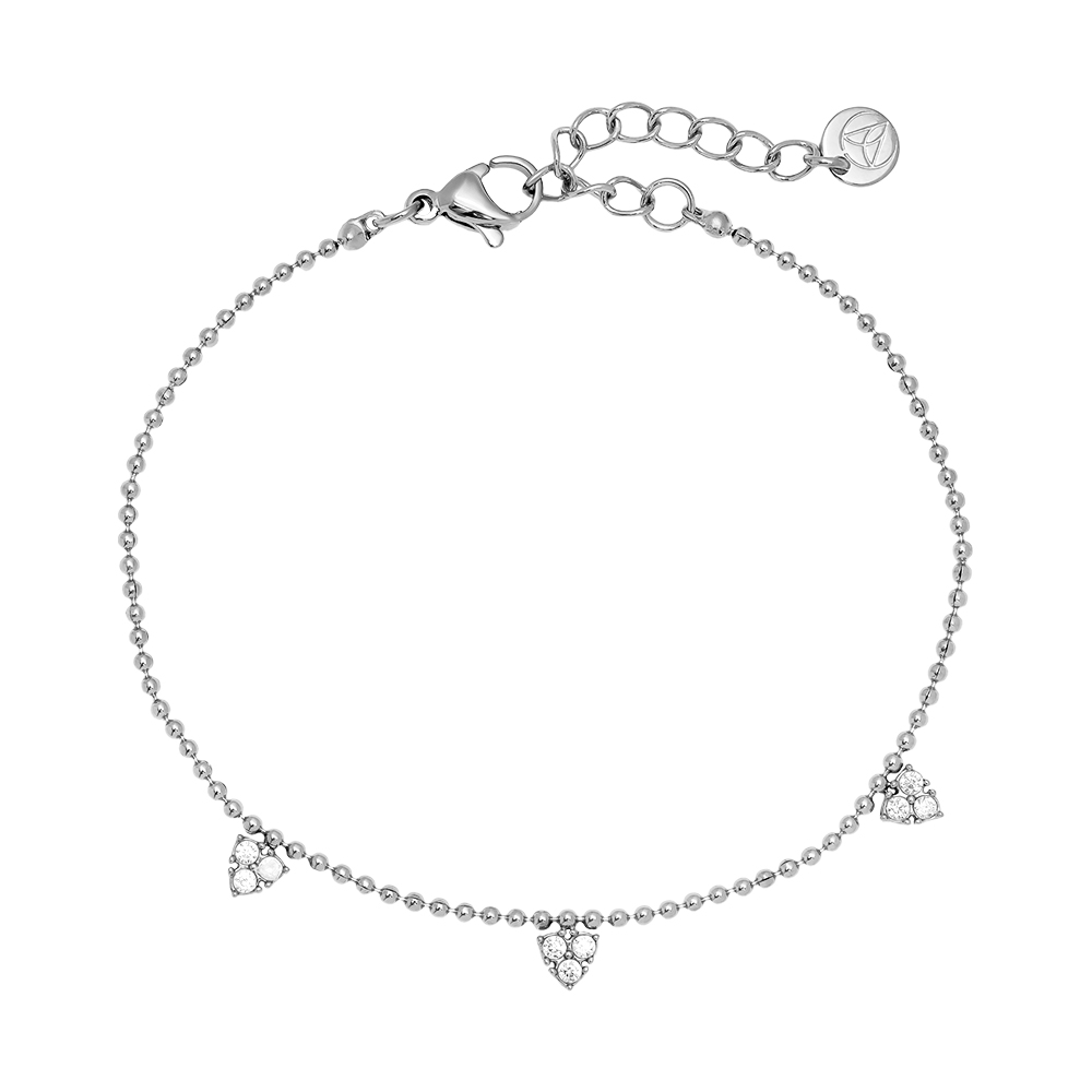Stainless steel bracelet 15cm Diamond Dots