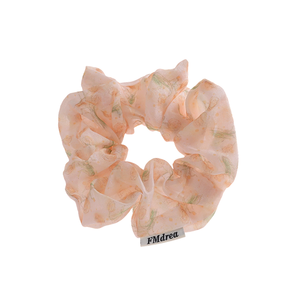 12*65mm flower scrunchie  