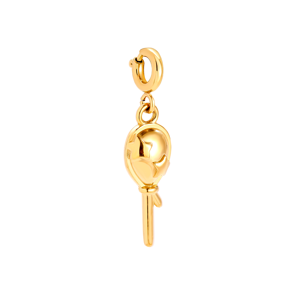 Stainless steel pendant 2cm spring clasp balloon