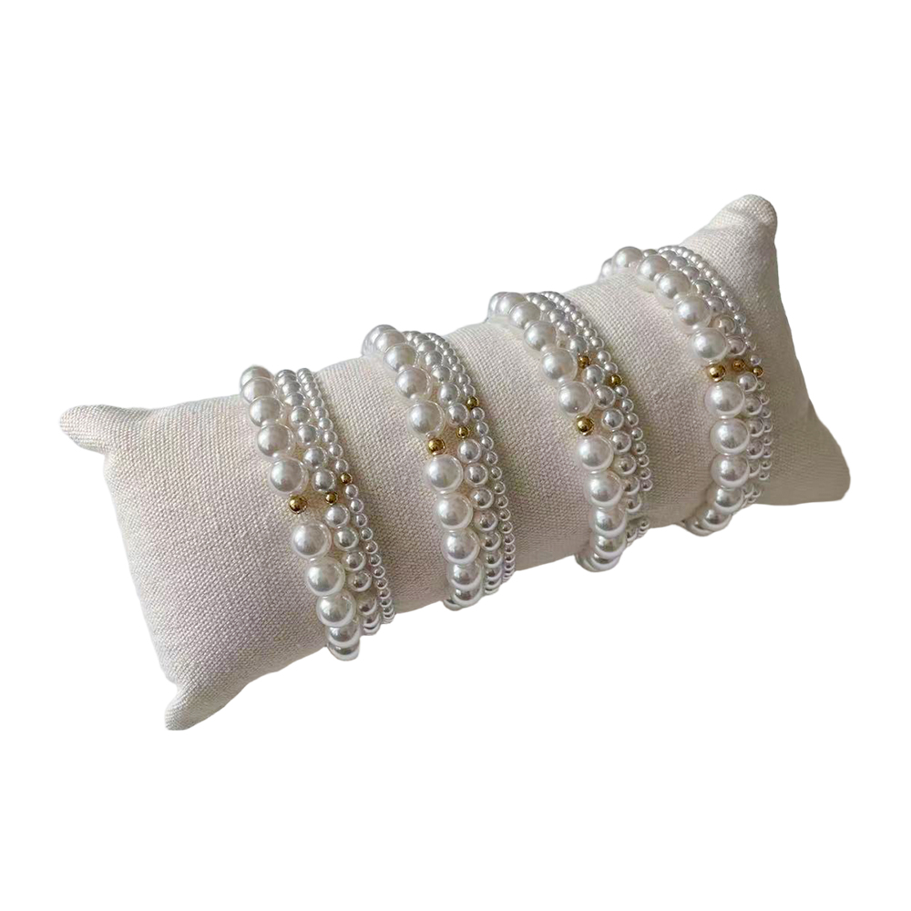 Stainless Steel Bracelet Set of 12, Adjustable Bead