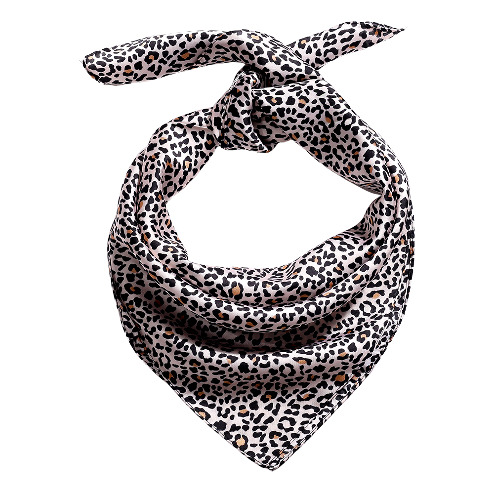68*68cm Mini Leopard Print Scarf