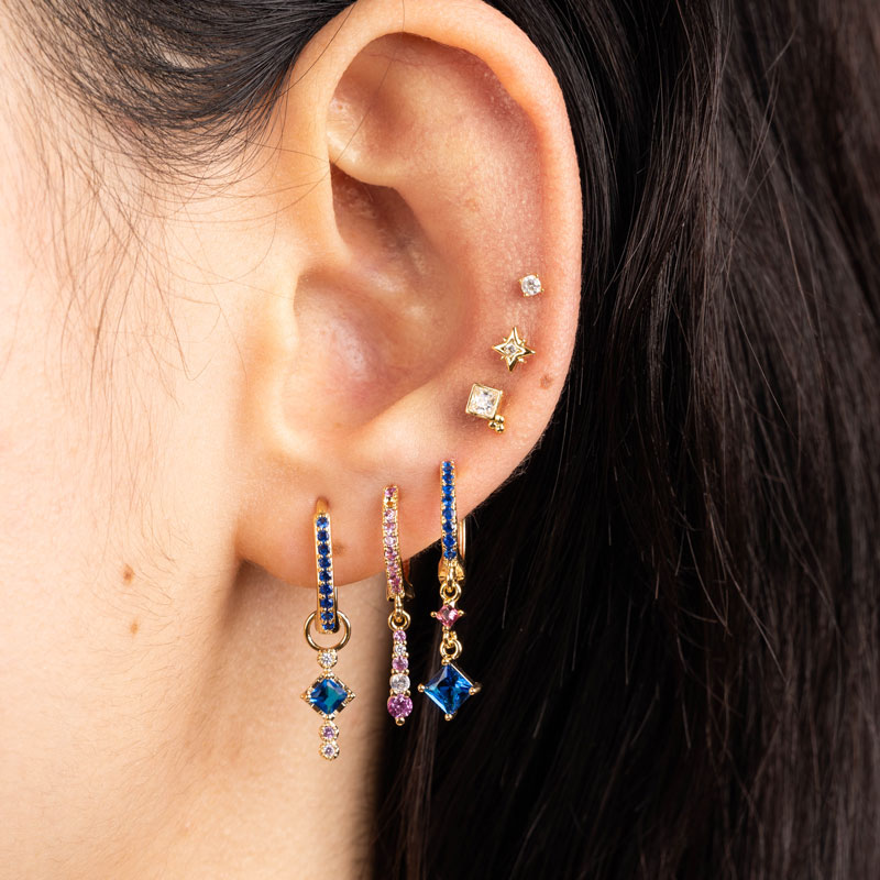 Prince Jenny gold-plated earrings