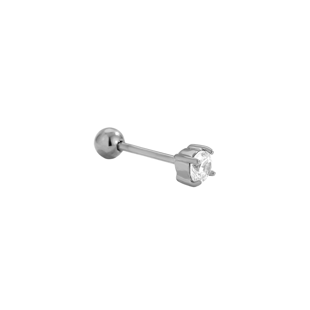 Stainless steel piercing 3mm Just One Diamond