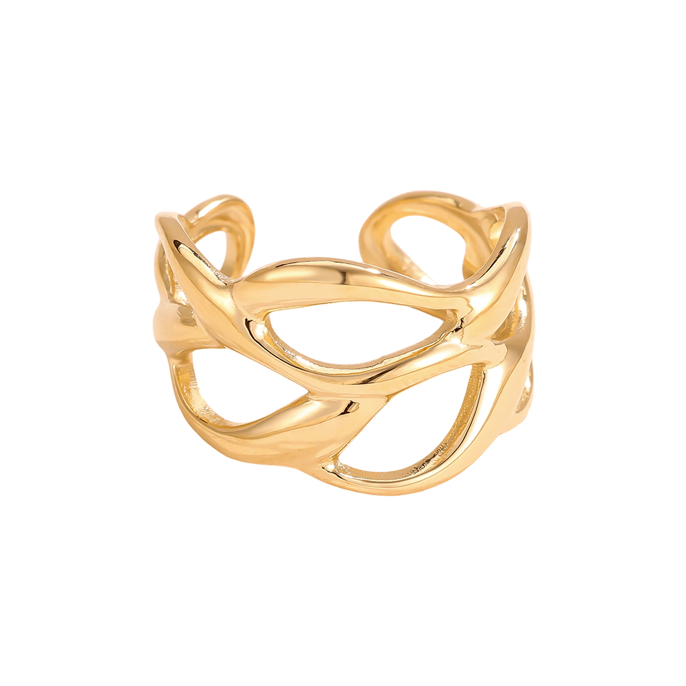 Stainless steel ring Adjustable loose mesh