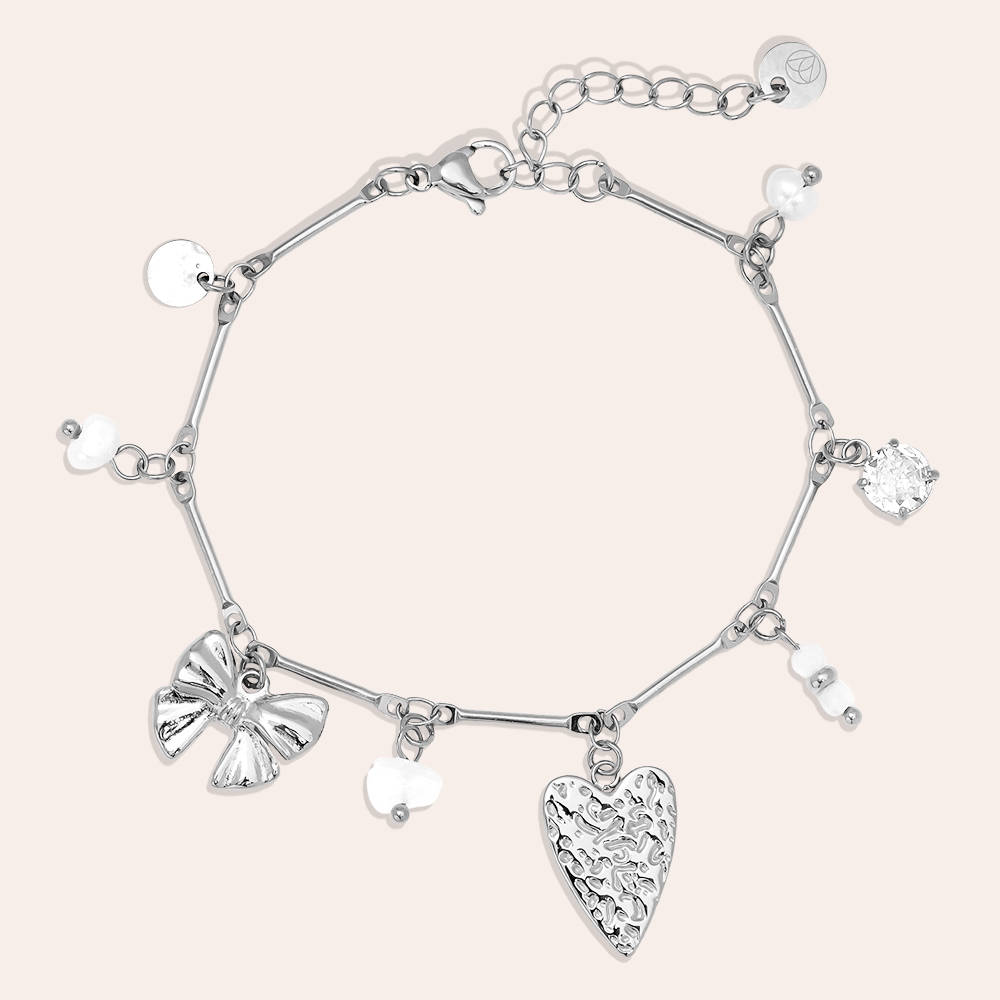 Stainless steel bracelet 17cm Some Nice Charms