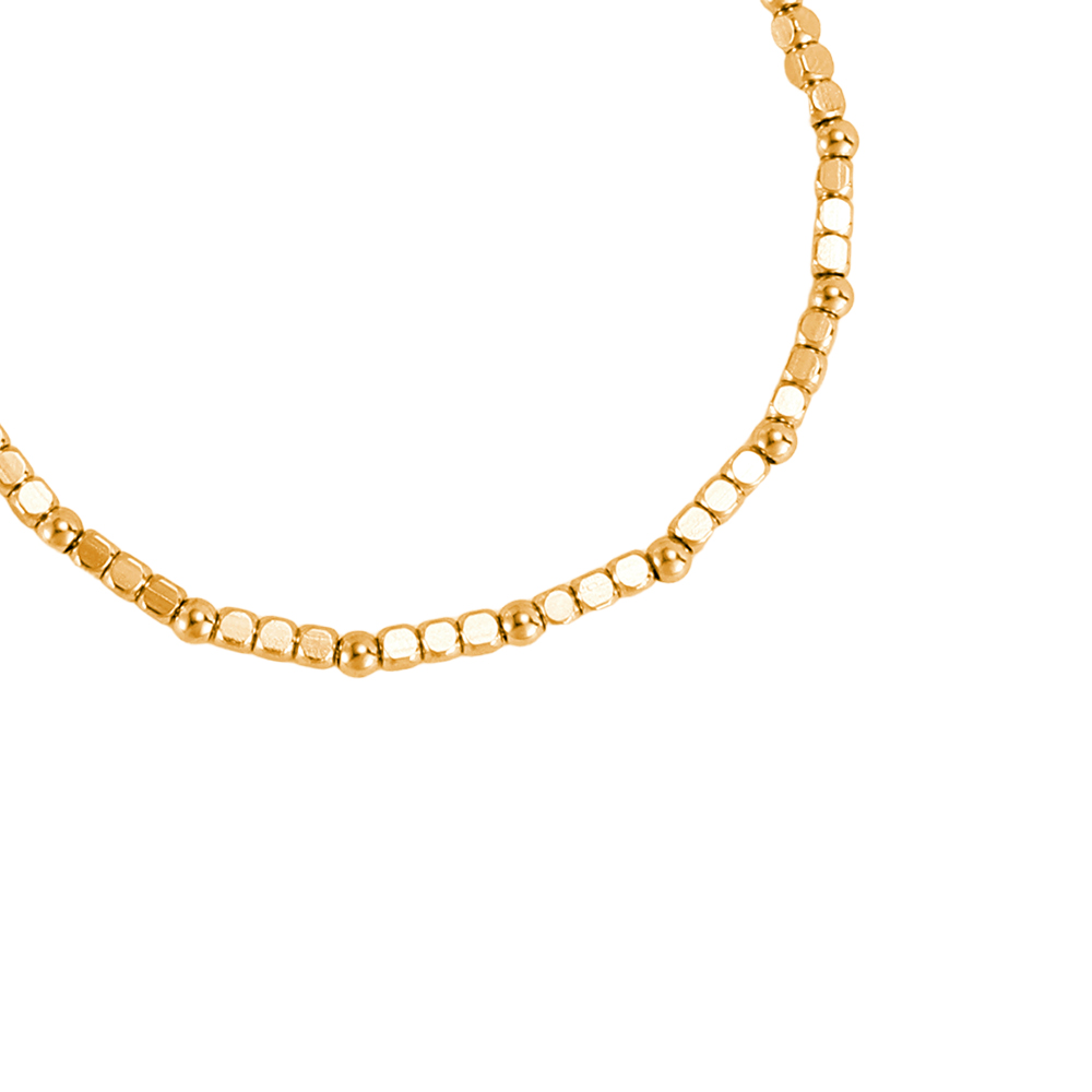 Stainless steel bracelet, 17 cm, plain