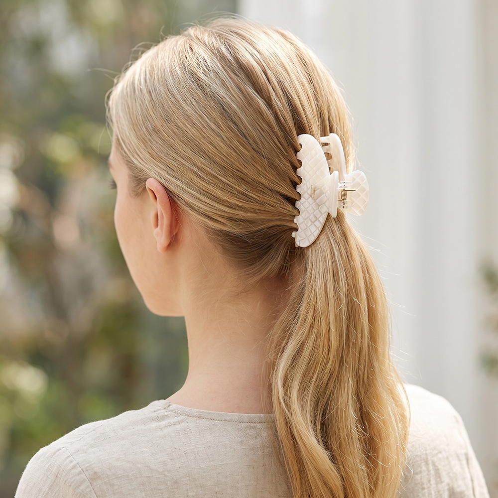 10cm Textured Hair Clip    