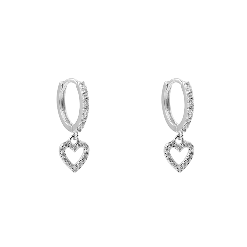 Sweet Heart gold-plated earrings