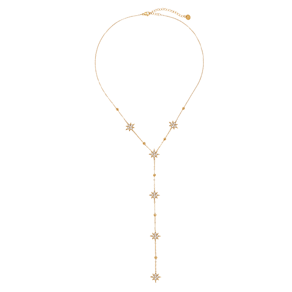 Stainless steel necklace 39cm Diamond Mini Deco