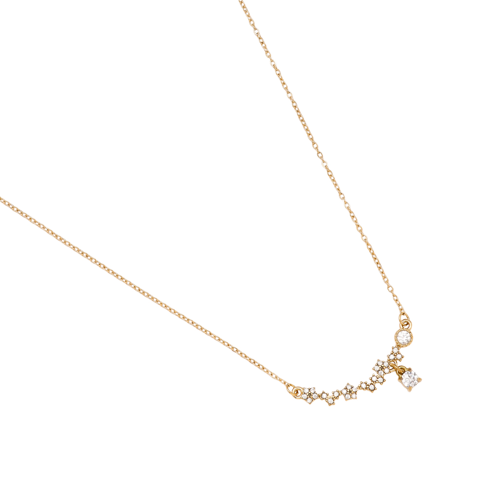 Stainless steel necklace 39cm Perfect Smiling Diamond