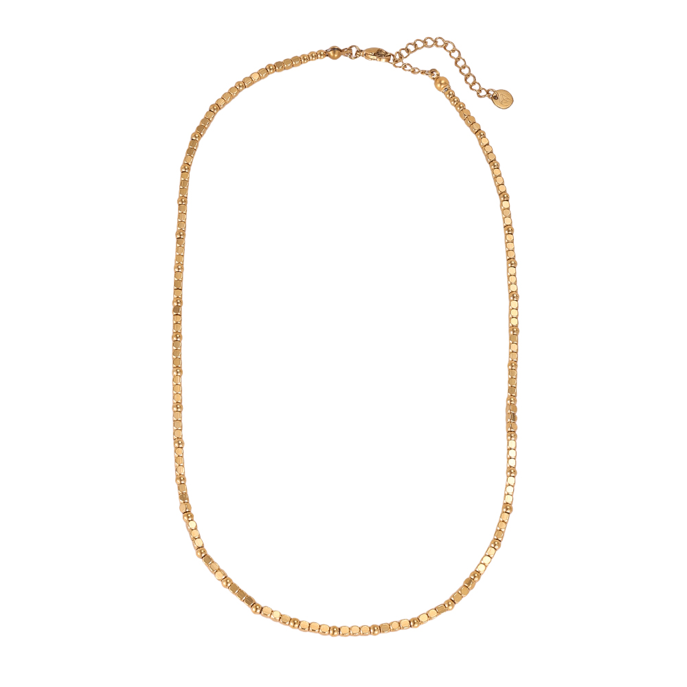 40cm plain stainless steel necklace